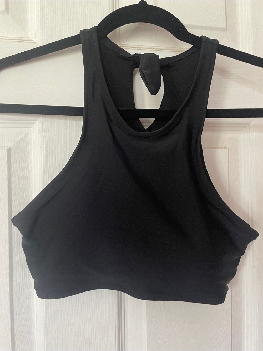 Old Navy Black High-Neck Bikini Top